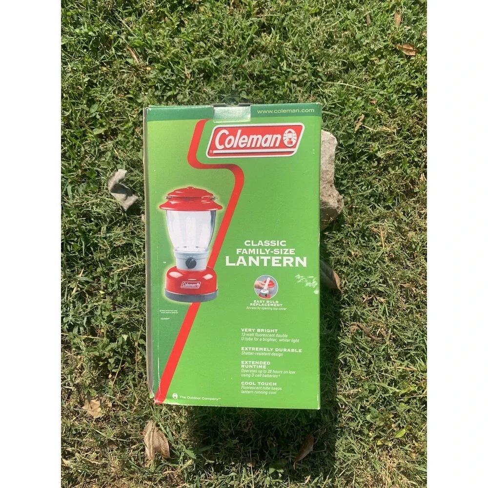 Coleman‎ Classic Family Size Large Lantern Battery Powered Camping Power Outage